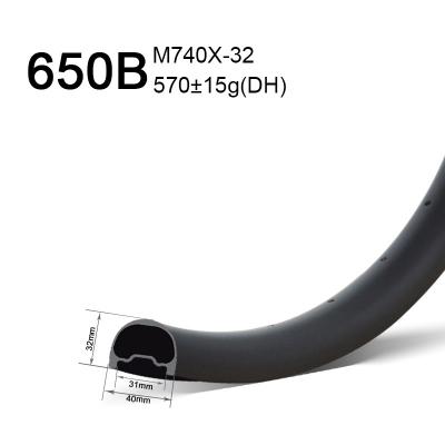 27.5er 40mm wide dh rims