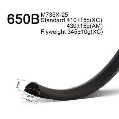 27.5er 35mm wide mtb rims