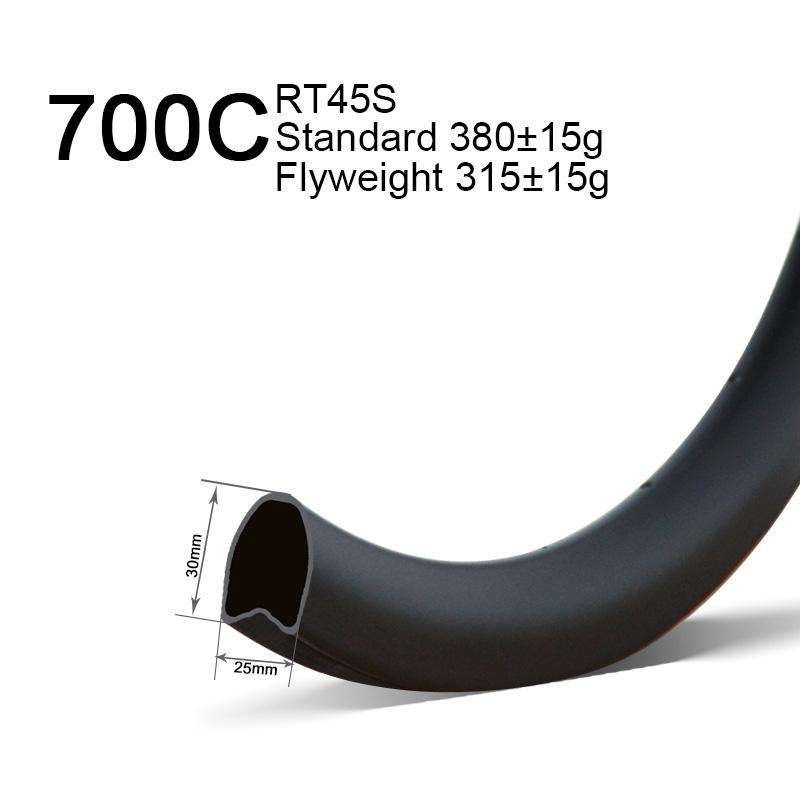 700c 45mm deep tubular rims
